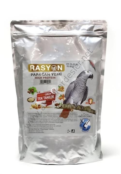 Rasyon Hıgh Protein Papağan Yemi 850gr