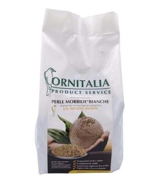 Ornitalia Perle Morbide Kuş Maması Nemlendiricisi Bianco 500gr