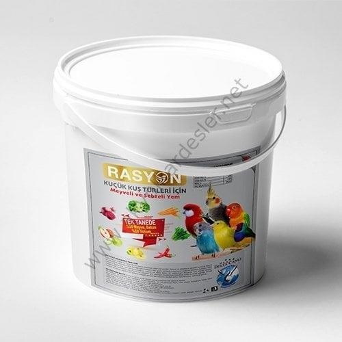 Rasyon Meyvalı Sebzeli Tüm Irk Kuşları için Yem 5kg