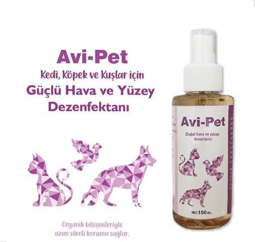 Tarımsan Avi-Pet Kedi,Köpek ve Kuşlar İçin Güçlü Hava ve Yüzey Dezenfektanı 100ml