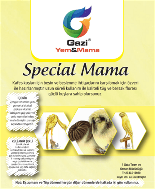 Gazi Special Yumurtalı Kuş Maması 10kg