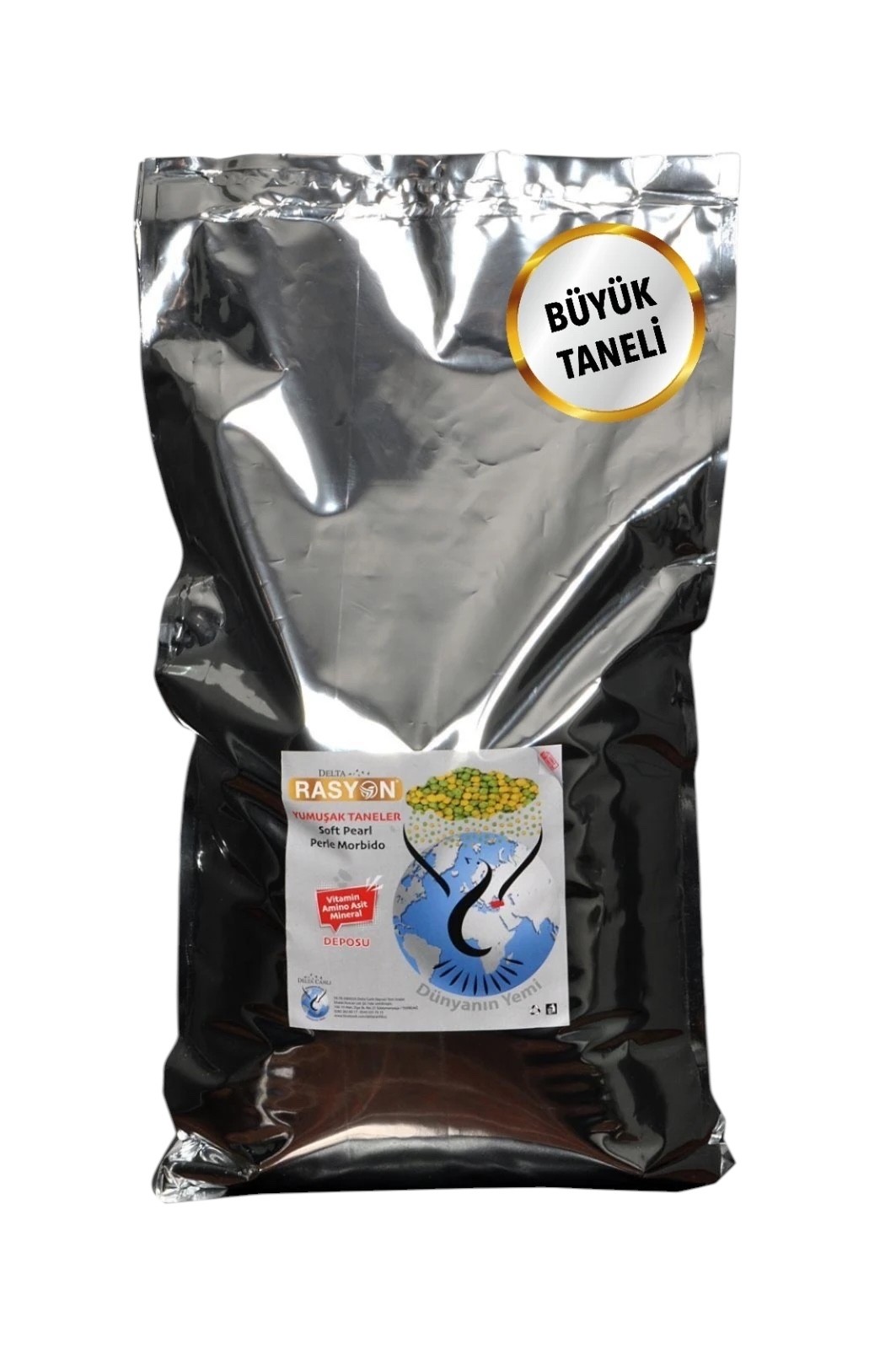 Rasyon Yumuşak Taneli Muhabbet Ve Paraket Kuşları İçin Meyveli Pelet Yem 10 Kg