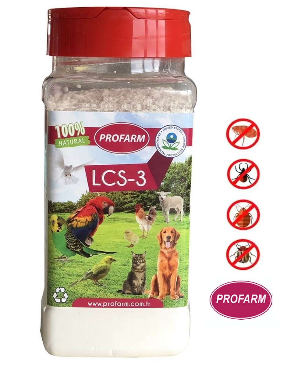 Profarm LCS-3 Doğal Pire, Kene ve Haşere Temizleme Tozu 120gr