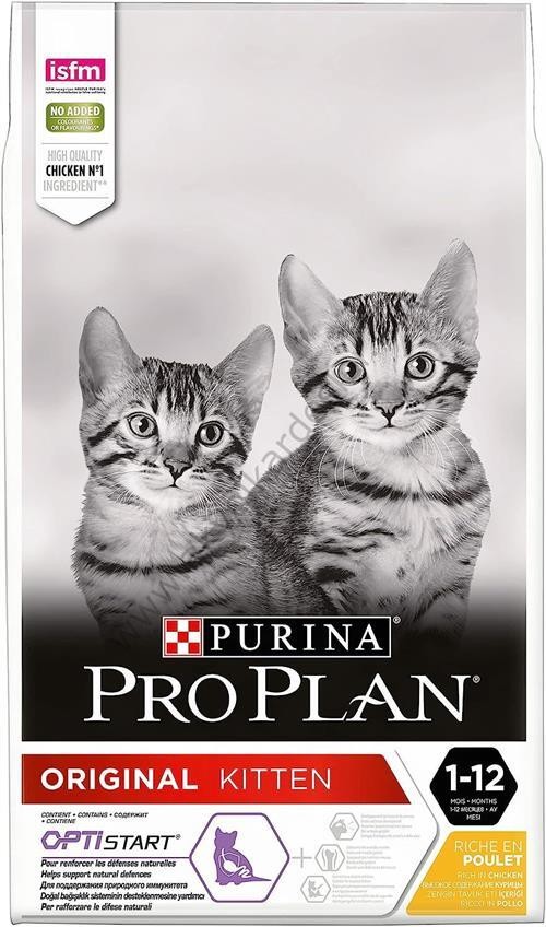 Pro Plan Kitten Original Tavuklu Yavru Kedi Maması 10Kg