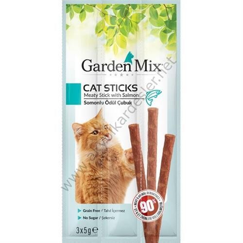 Gardenmix Somonlu Kedi Stick Ödül 3*5g