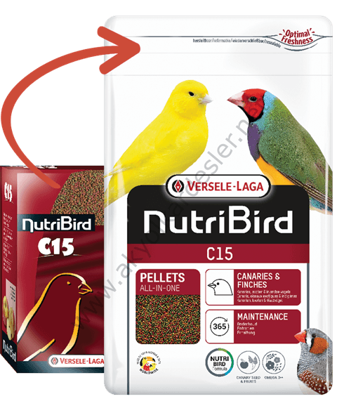 Versele Laga Nutribird C15 Granül Kuş Maması 3 KG