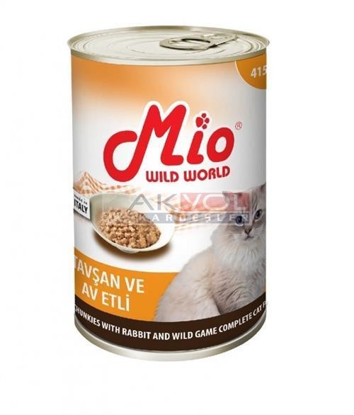 Mio Tavşan Ve Av Etli Kedi Konservesi 415 gr.