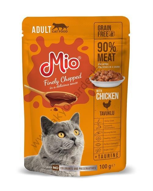 Mio Pouches -Yetişkin -Tavuklu 100 G