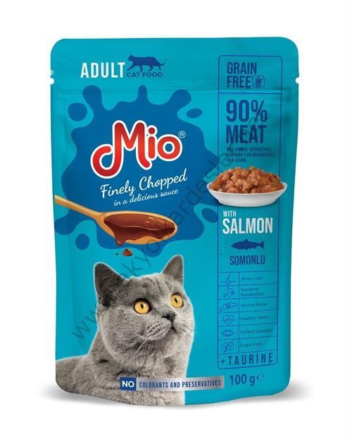 Mio Pouches - Yetişkin - Somonlu 100 G