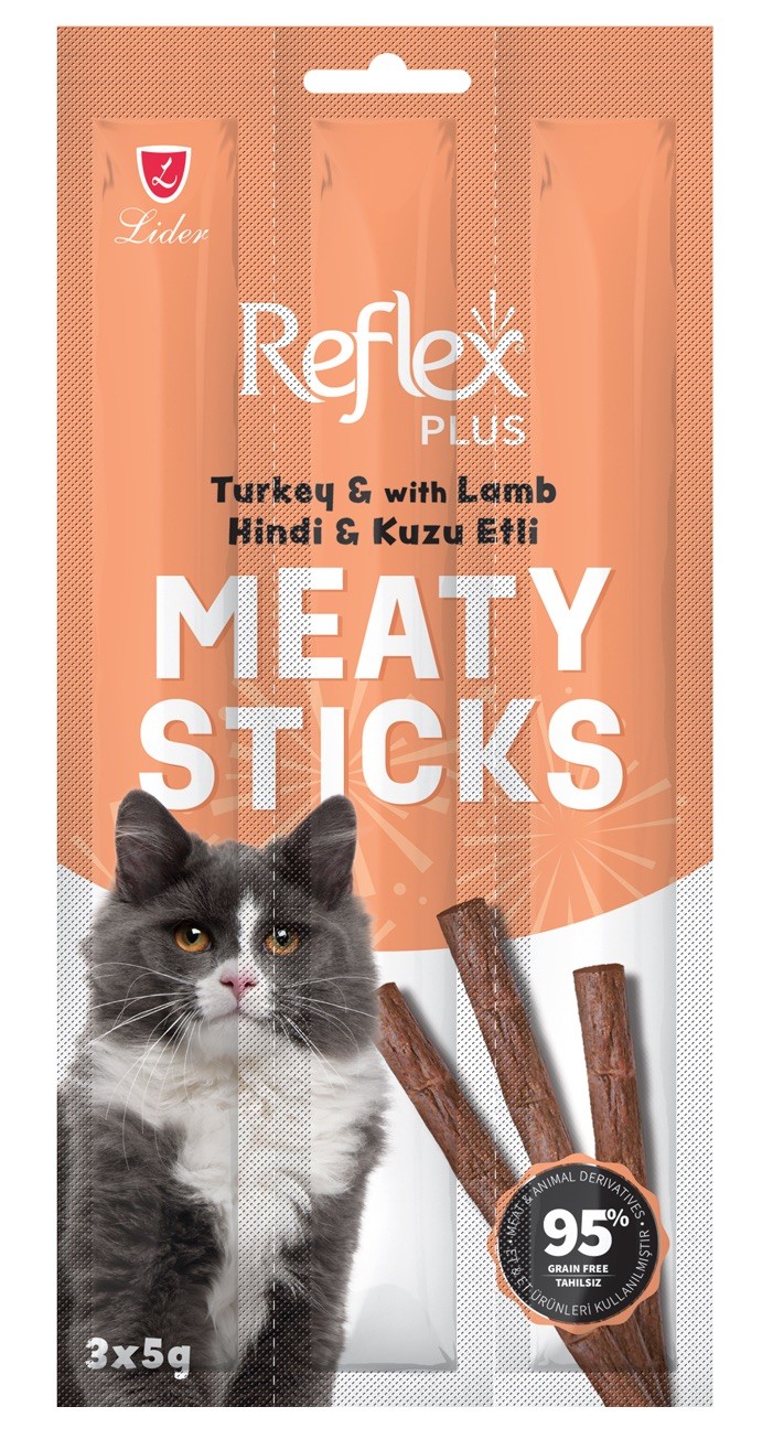 Reflex Meaty Sticks / Hindi ve Kuzu Etli Çubuk