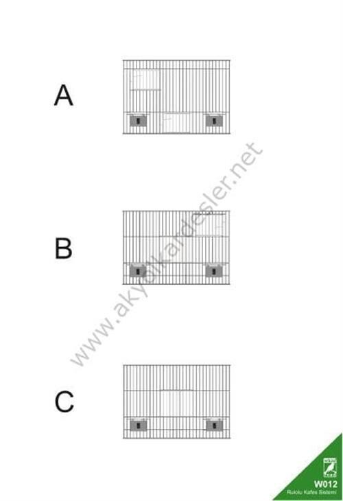 W012 Rulolu Kafes Sistemi 150 CM