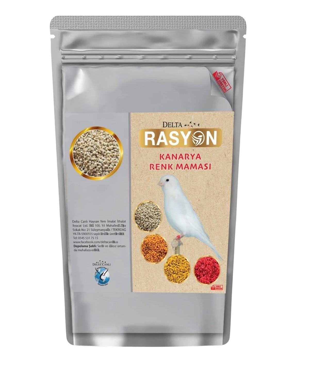 Rasyon Perle Morbido Yumşak Taneler Renk Maması Bianco 10 Kg