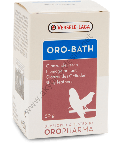 Versele Laga Oropharma Oro-Bath Kafes Kuşları İçin Tüy Parlatıcı Banyo Tuzu 50 Gr