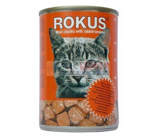 Rokus Tavşan ve Geyik Etli 410 g. Kedi Konserve Maması