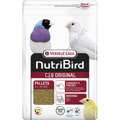 Versele Laga Nutribird C19 Kanarya - Finch Pelet Bianco 3 Kg