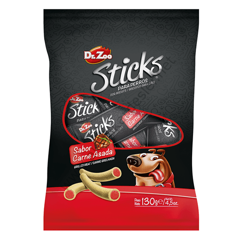 Dr.zoo Mini Sticks Izgara Etli Köpek Ödülü 130gr