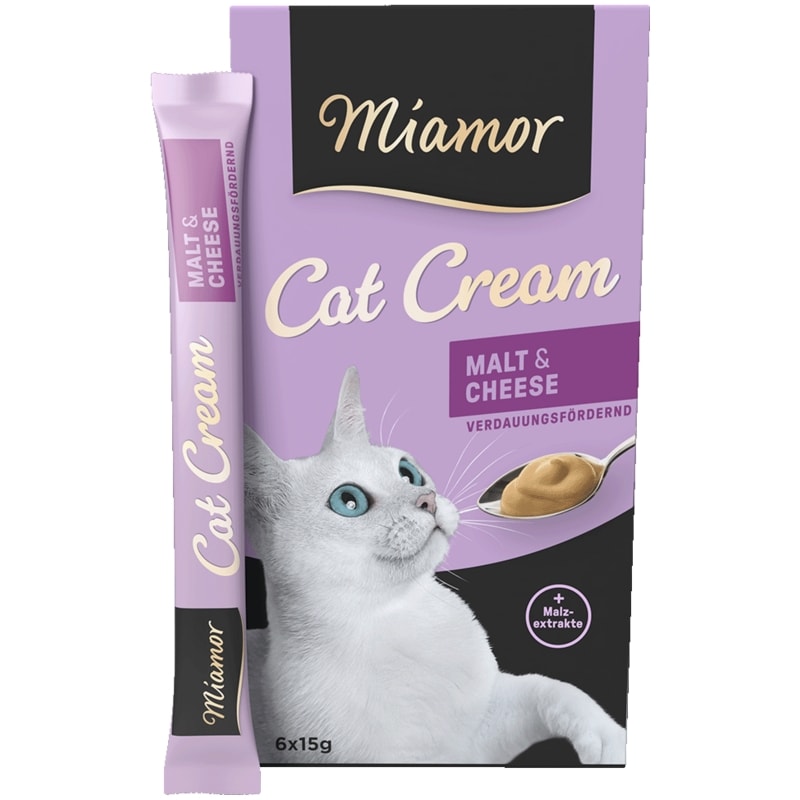 MIAMOR CREAM MALT-PEYNİR KEDİ ÖDÜLÜ 6X15 g