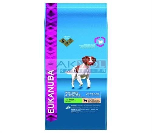 Eukanuba Mature All Lamb Bütün Irklar İçin Kuzu Etli Yaşlı Köpek Maması 2.5Kg.