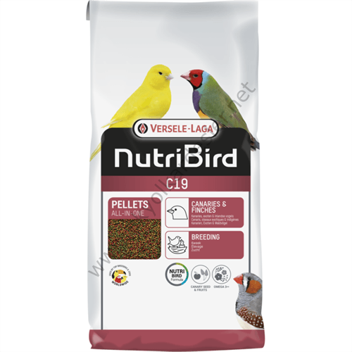 Versele Laga Nutribird C19 Kanarya - Finch Pelet 10 Kg