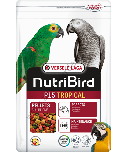 Versele Laga Nutribird P15 Tropical Papağanlar İçin Meyveli Pelet Yem 1 kg