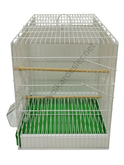 White Road Profesyonel Çift Hane Üretim Kafesi Izgaralı 110cm (Beyaz-Yeşil)