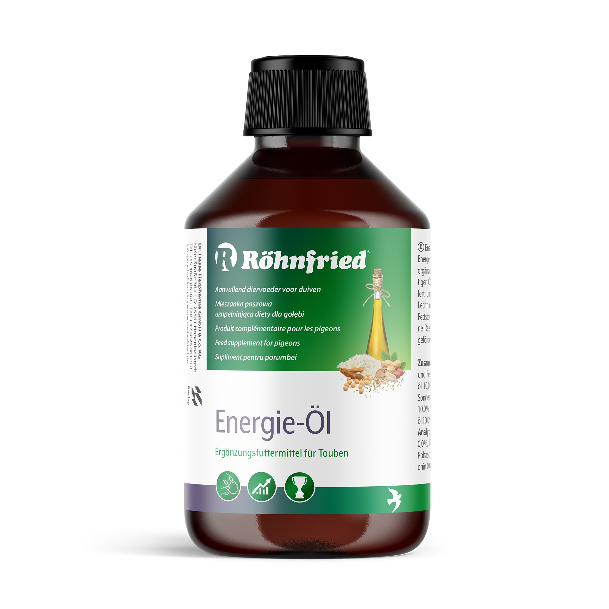 Röhnfried Energie-Öl Özel Yağlardan Oluşan Doğal Enerji Takviyesi 50 ml