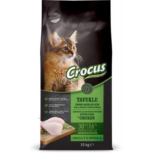 Crocus Tavuk Etli Yavru Kedi Maması 15 Kg