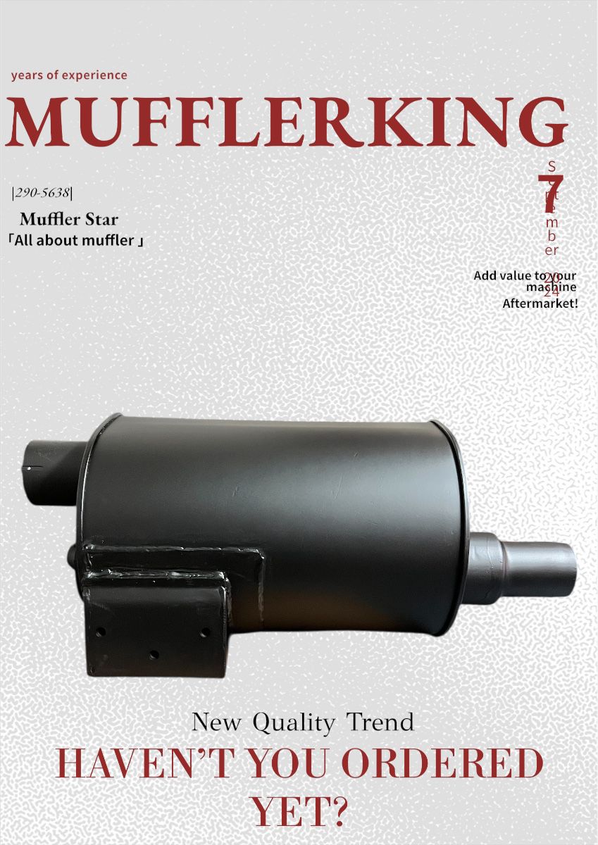 2905638 290-5638 exhaust silencer D5R, D6K, D6N Caterpillar compatible OEM quality