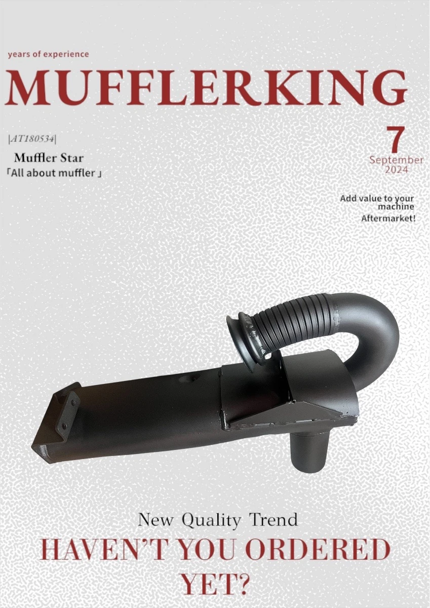 AT180534 egzoz susturucu John deere 450G 455G 550G uyumlu