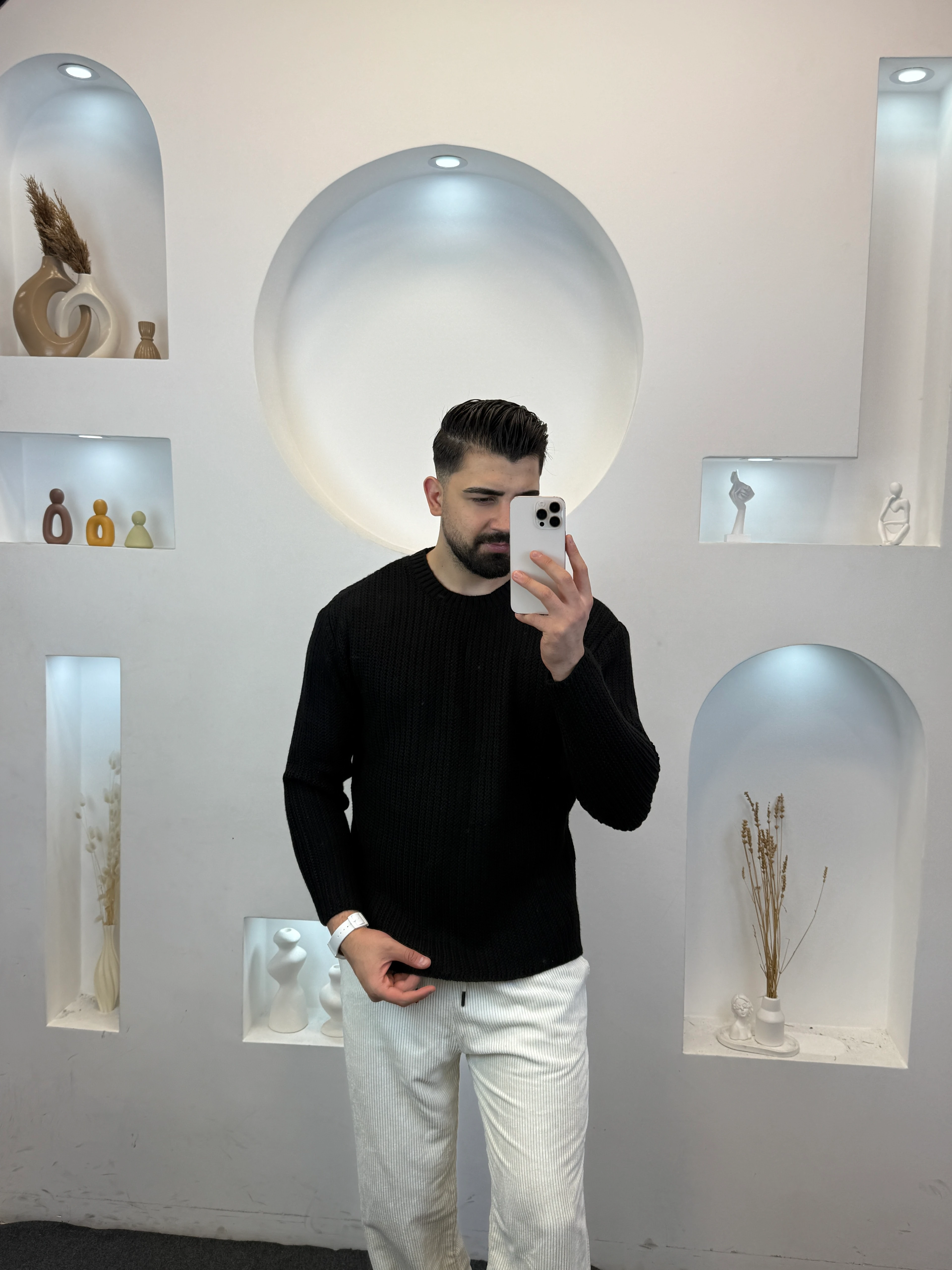 Örme Kazak Slim Fit