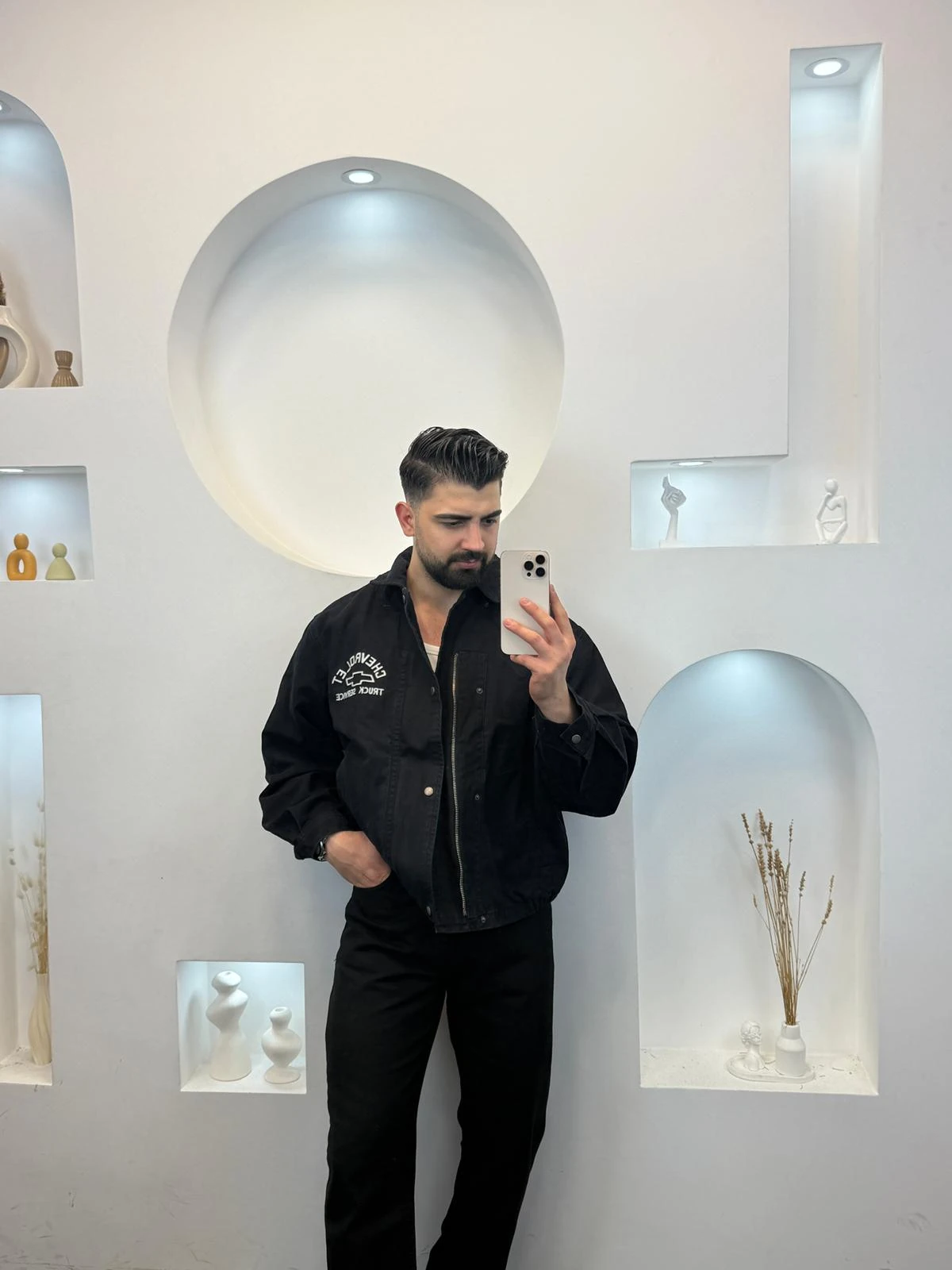 Chevrolet Truck Service Ceket - Siyah