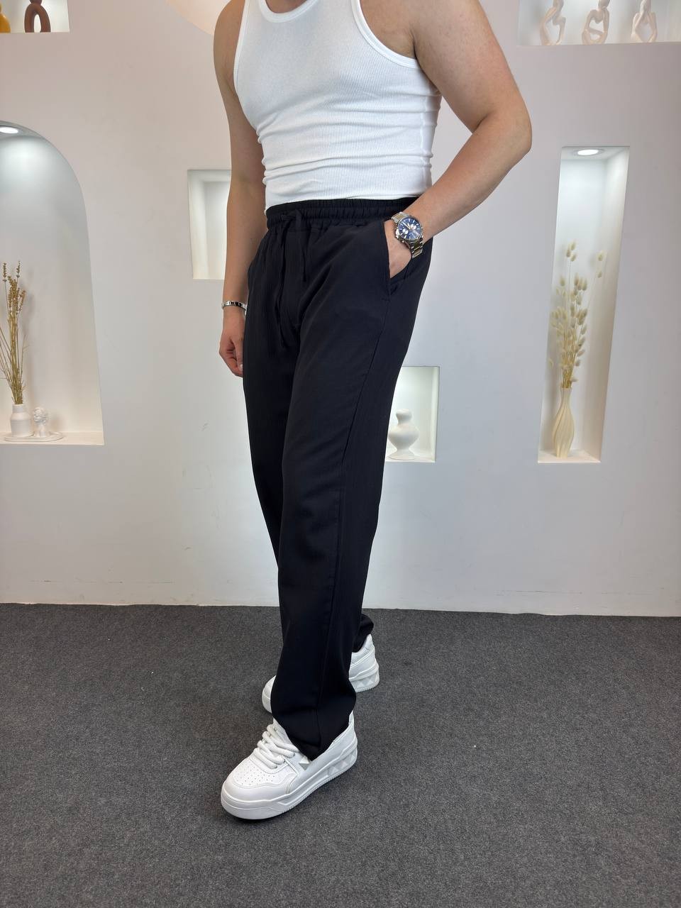 Kırınkıl Kumaş Baggy pantolon 