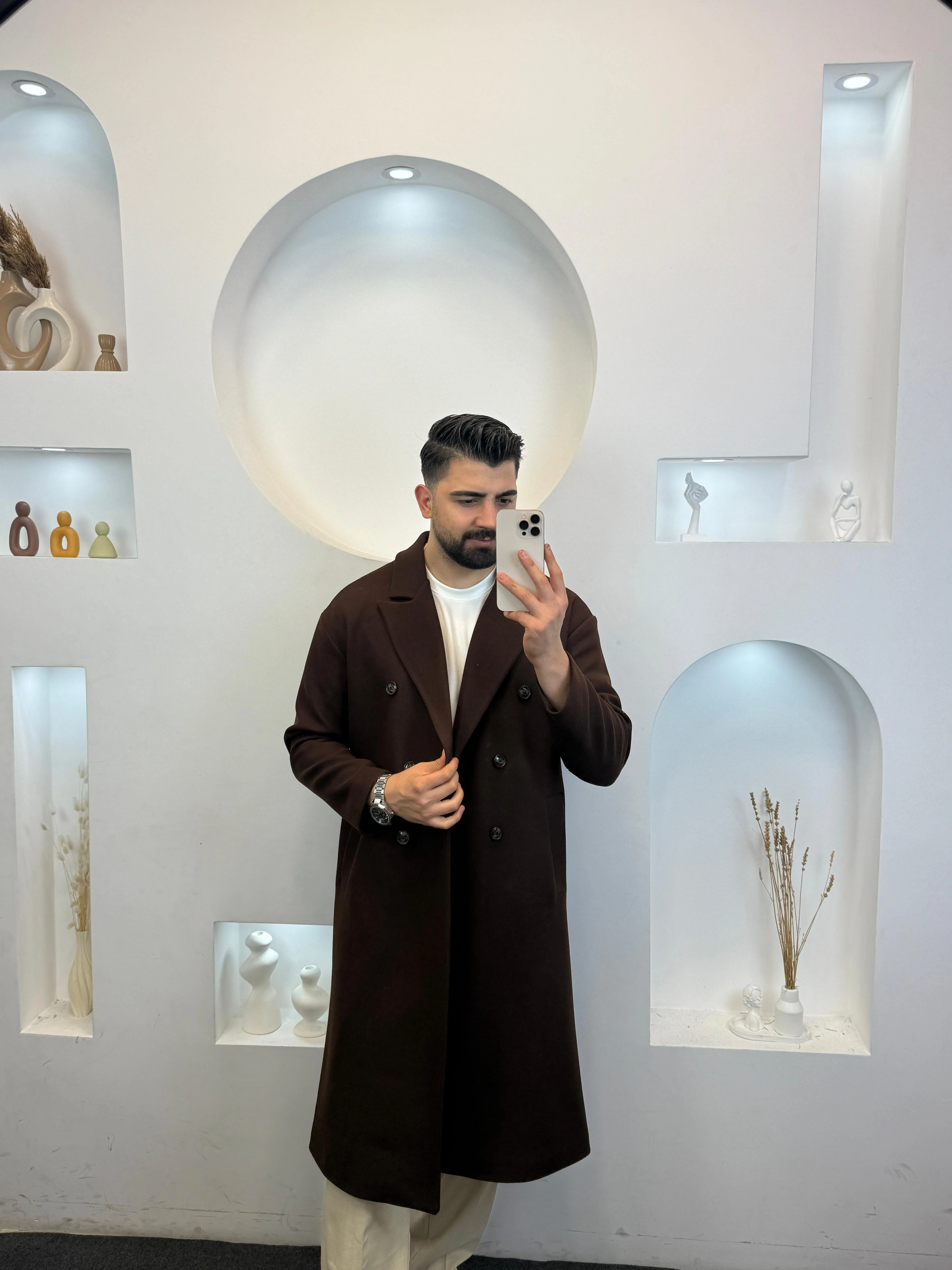 Kaşe Kaban - Kahverengi