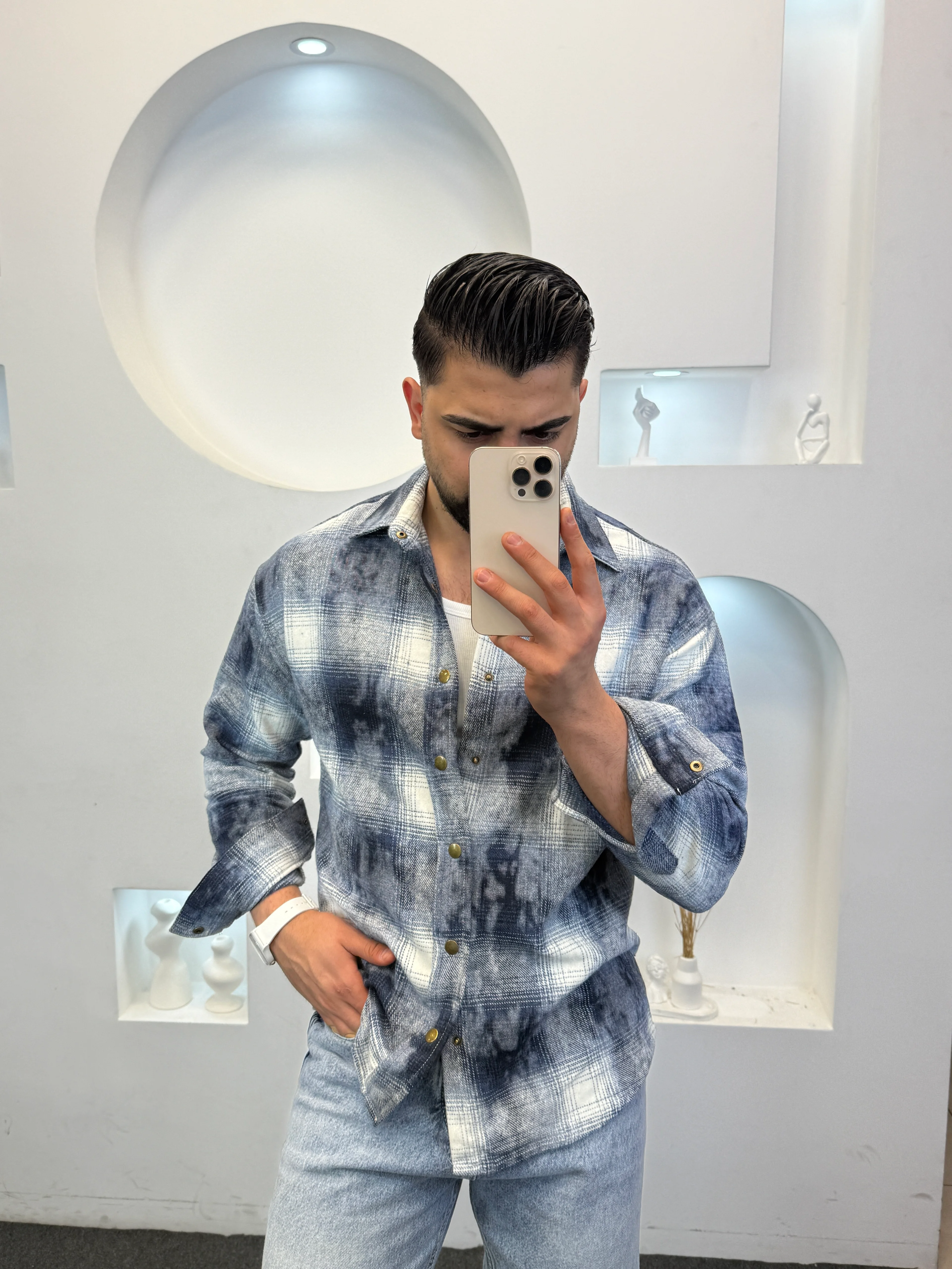 Yıkamalı Oduncu Gömlek