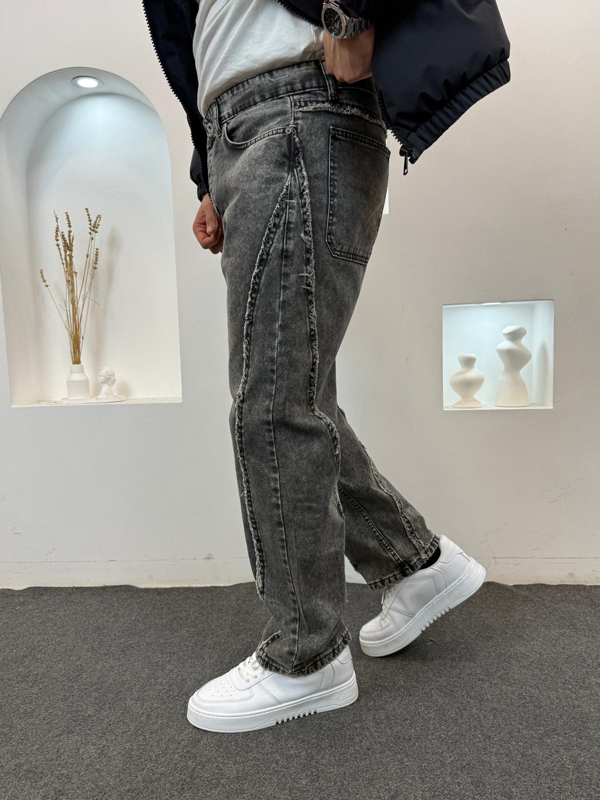 Yıkamalı Baggy Jeans