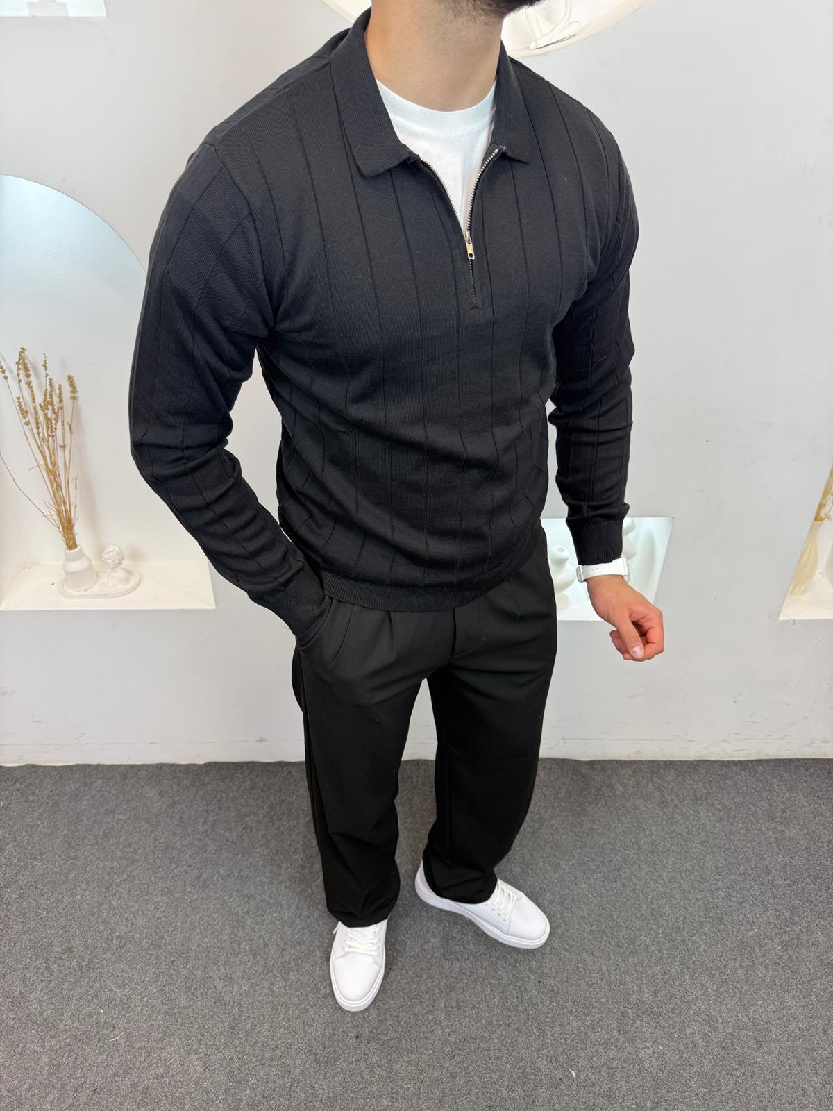 DPP Yarım Fermuarlı Triko