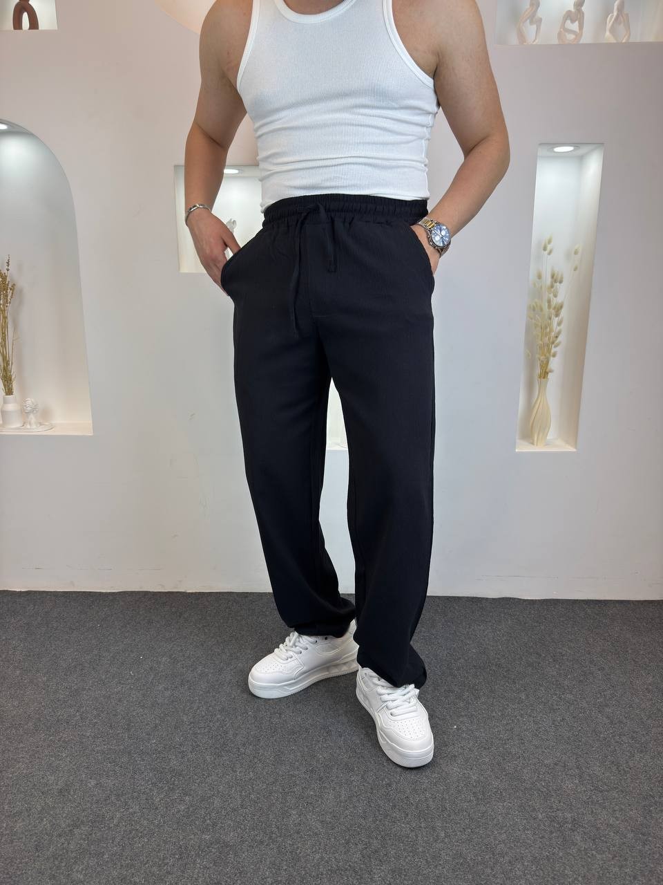 Kırınkıl Kumaş Baggy pantolon 