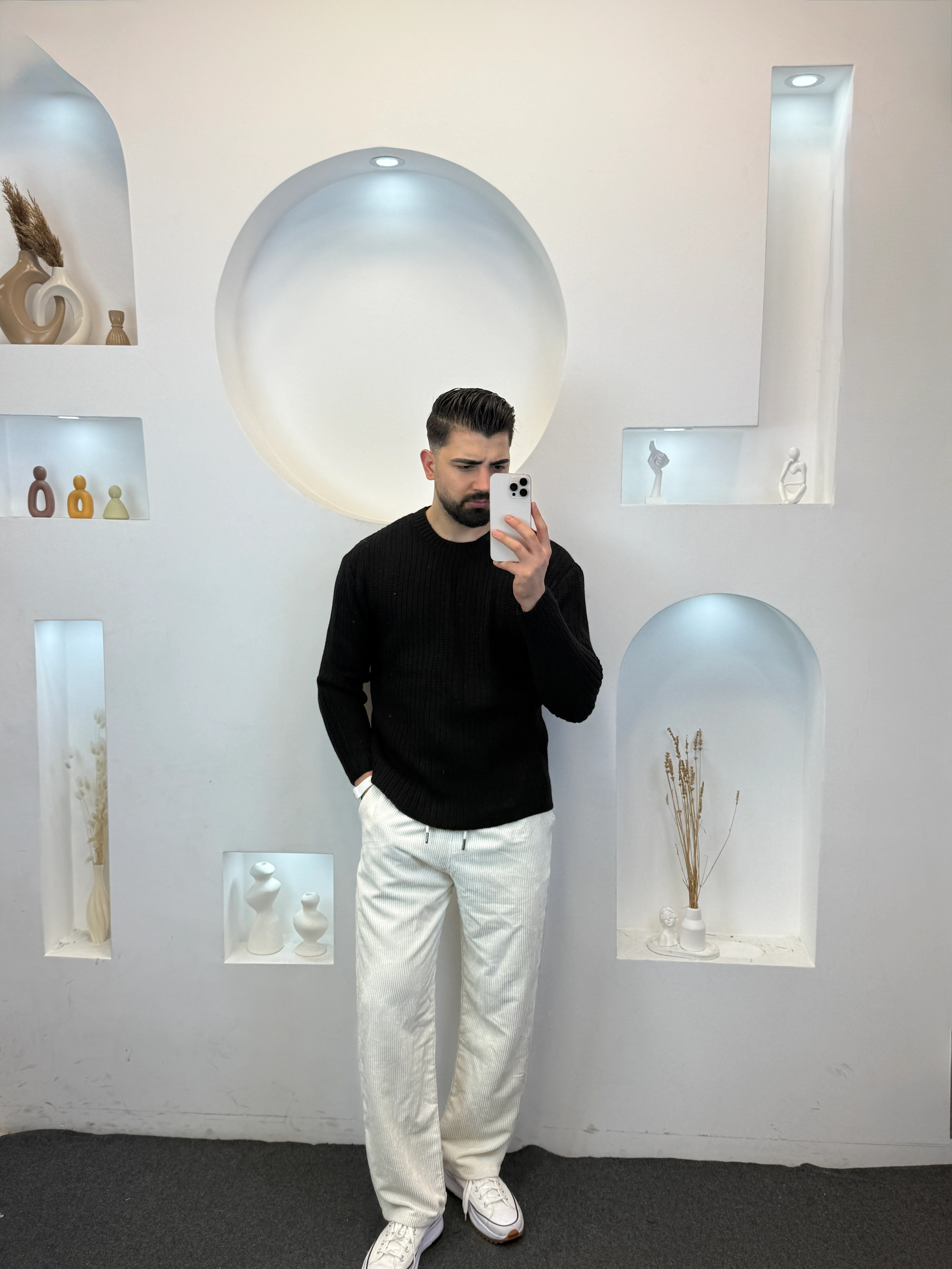 Örme Kazak Slim Fit