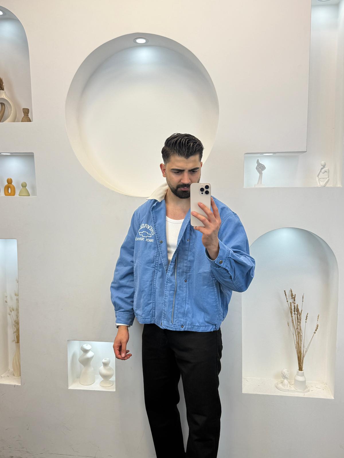 Chevrolet Truck Service Ceket - Mavi