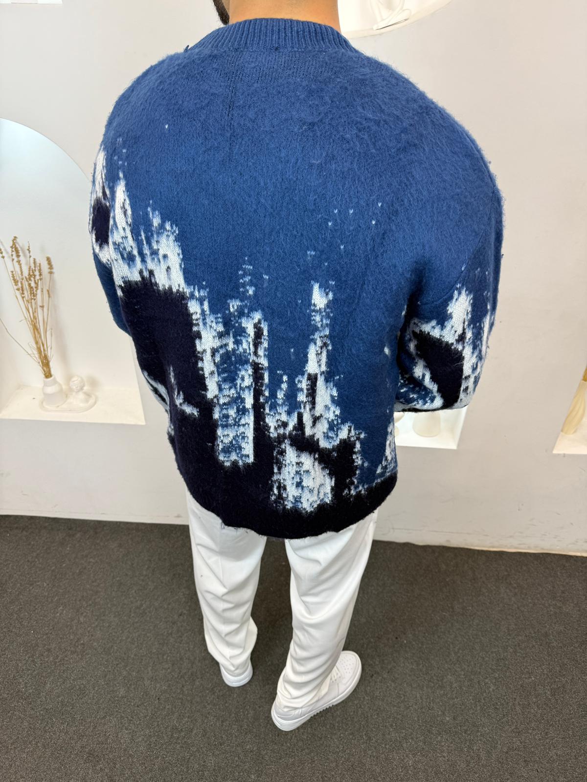 Soyut Degrade Desen Kazak