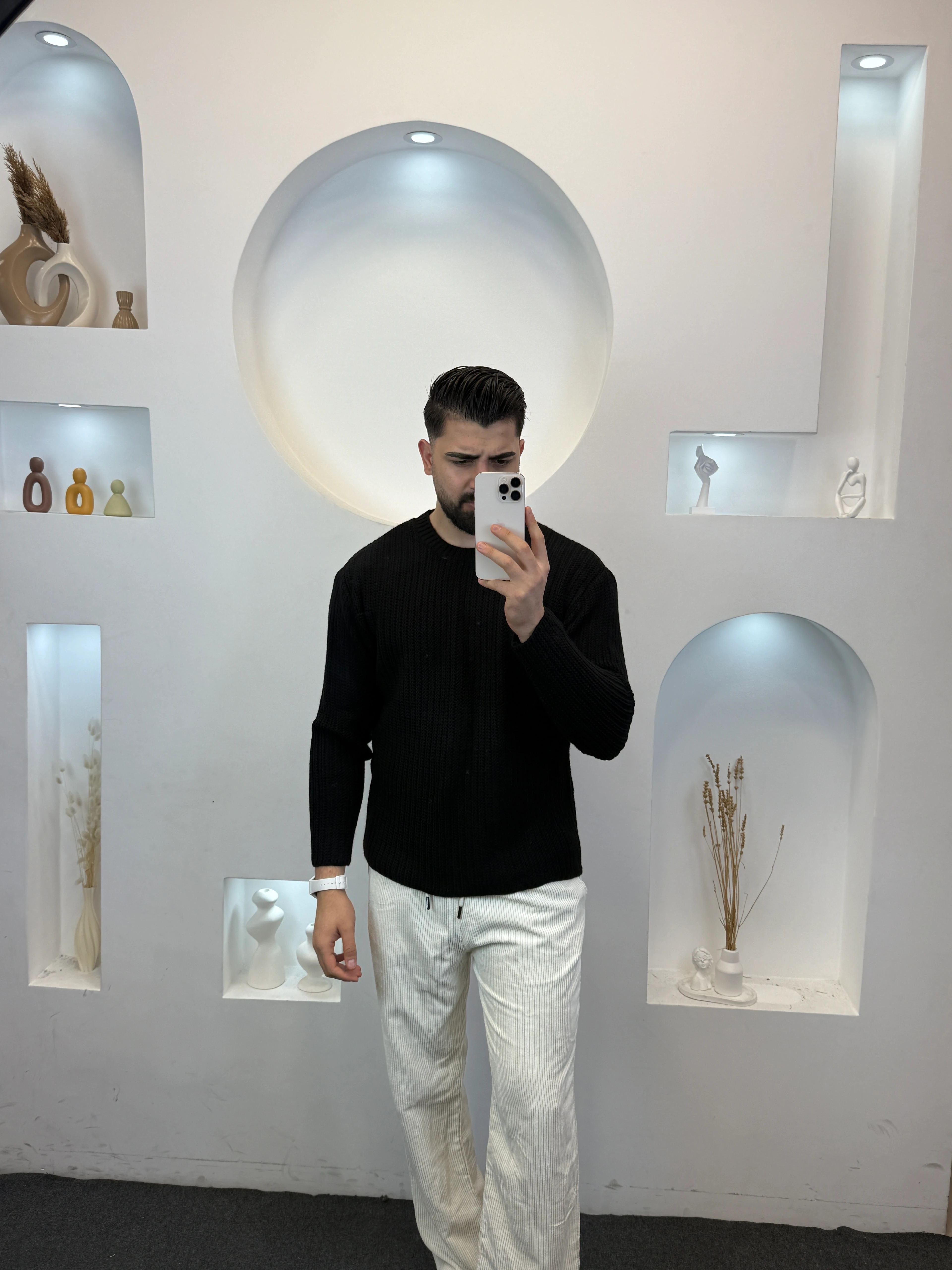 Örme Kazak Slim Fit