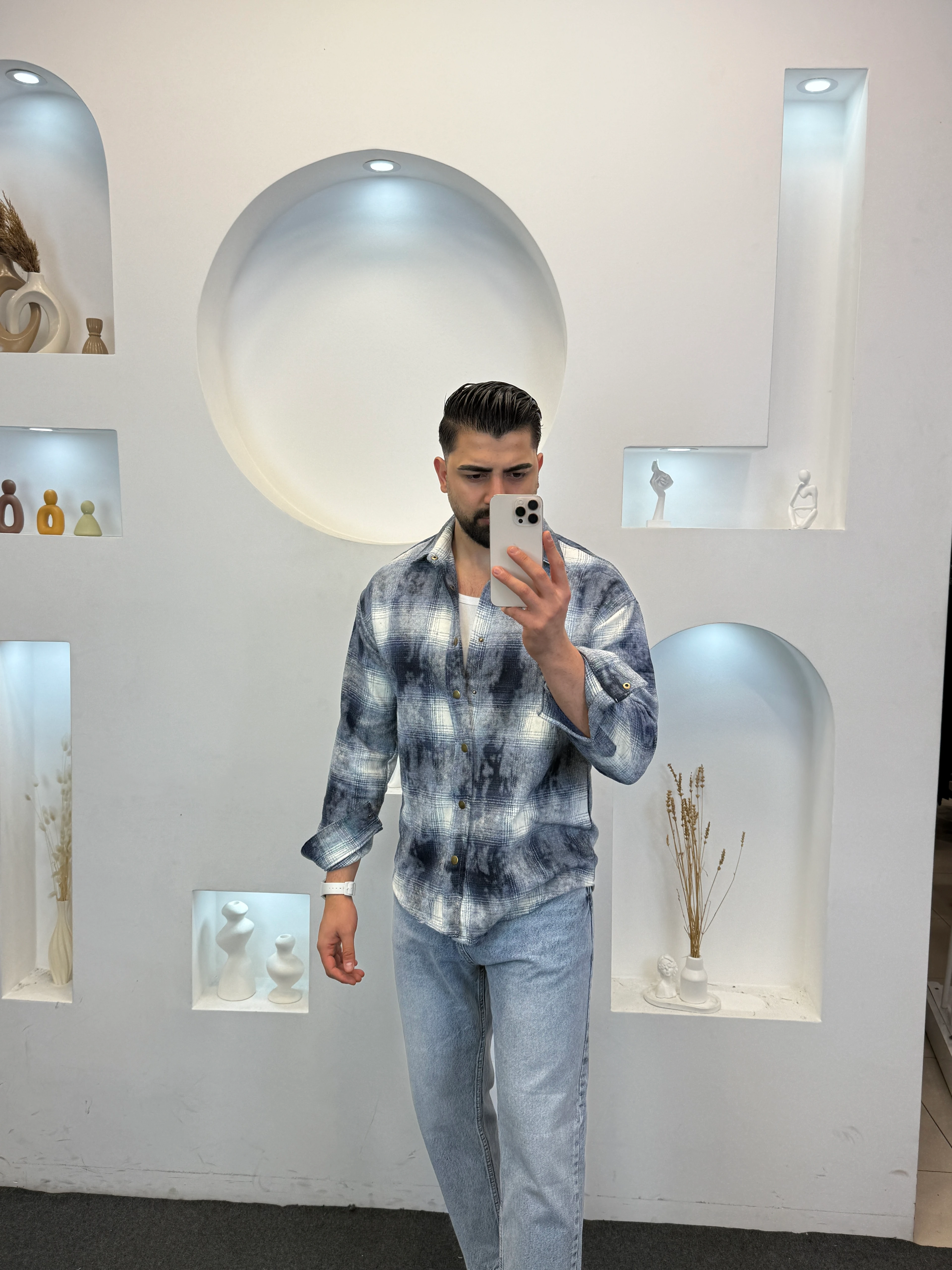 Yıkamalı Oduncu Gömlek