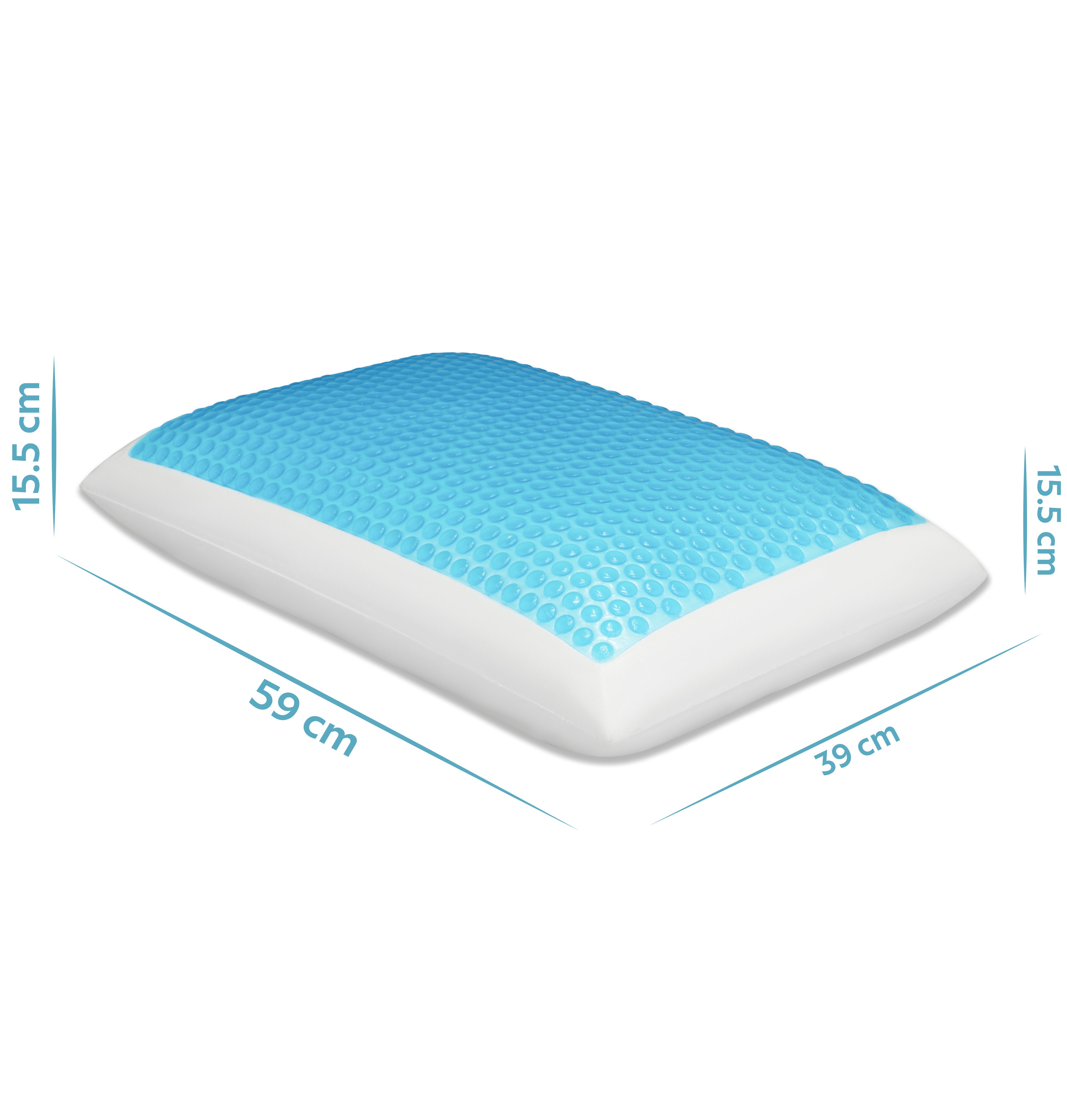Viscofoam Bonni Tombul Terletmeyen Ortopedik Visco Yastık - 60x40x15.5cm