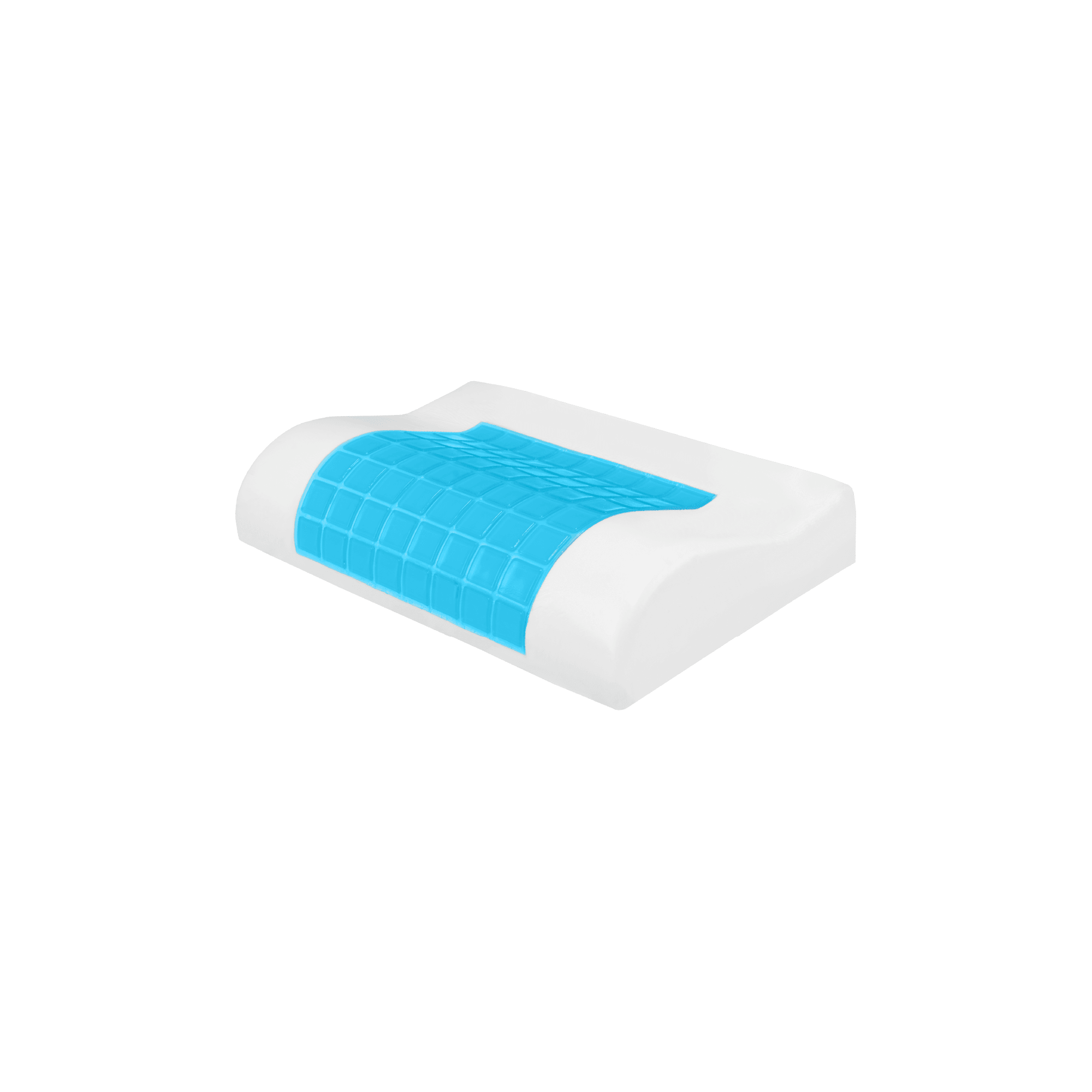 Viscofoam Küçük Boyun Destekli Terletmeyen Ortopedik Visco Yastık - 47x30x10-8cm