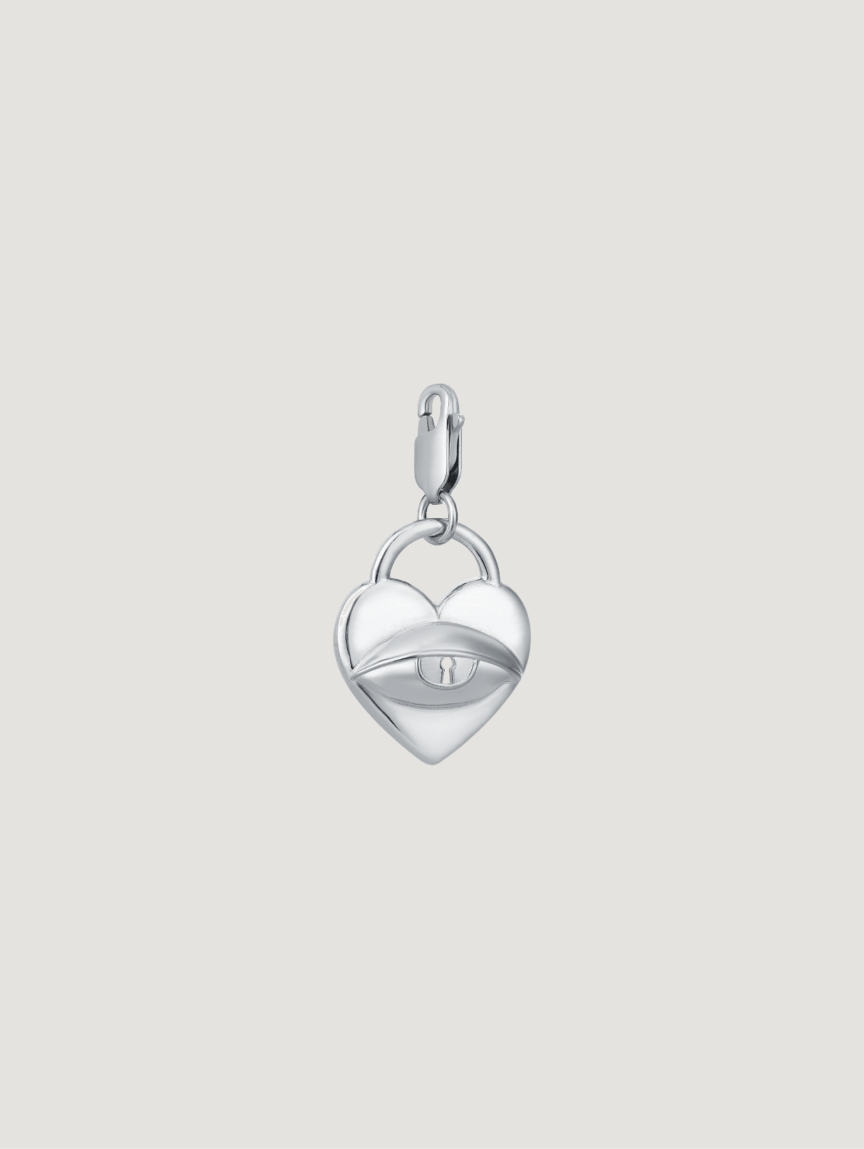 Love Lock Charm - Silver