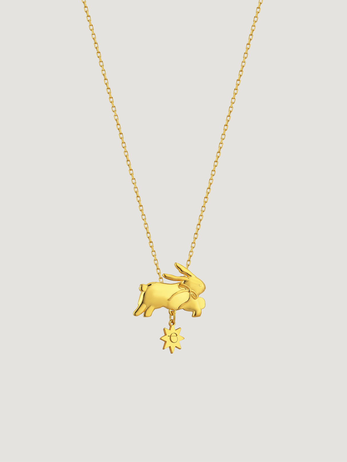 Bunny Necklace - Gold