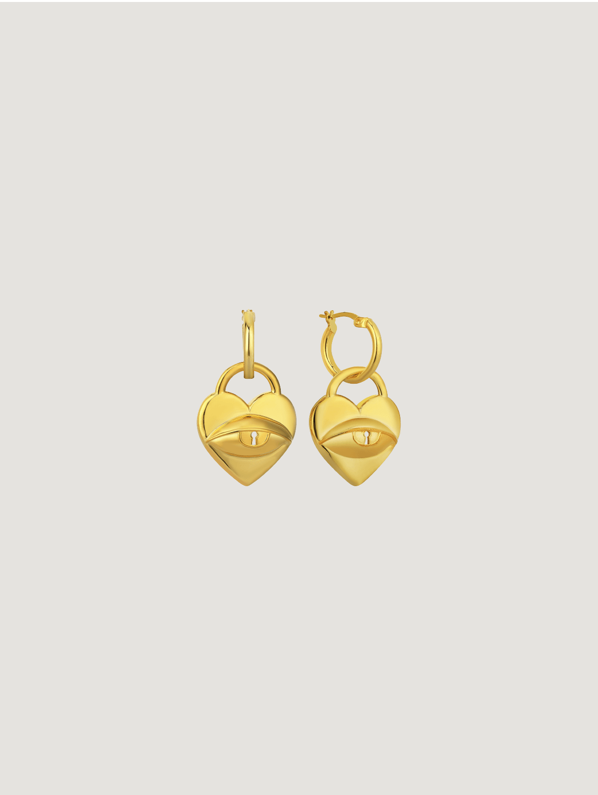 Love Lock Earring - Gold