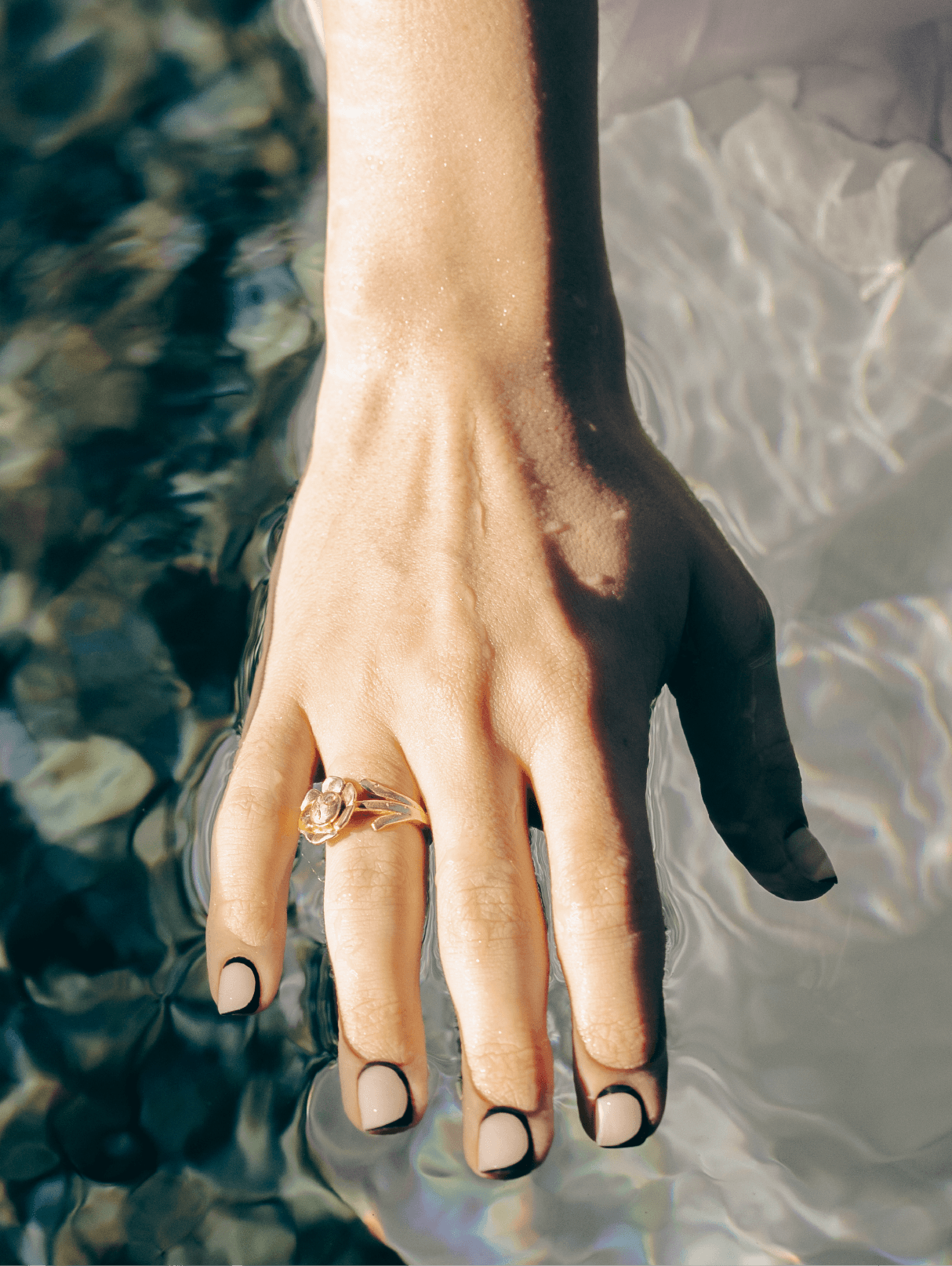 September Rose Ring - Gold