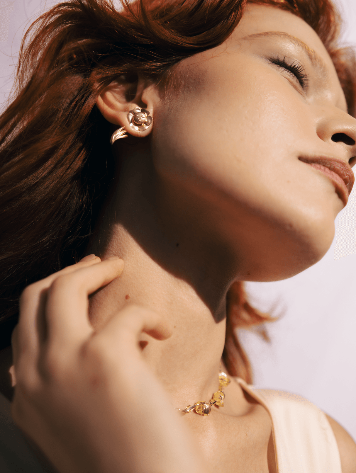 September Rose Earring - Gold