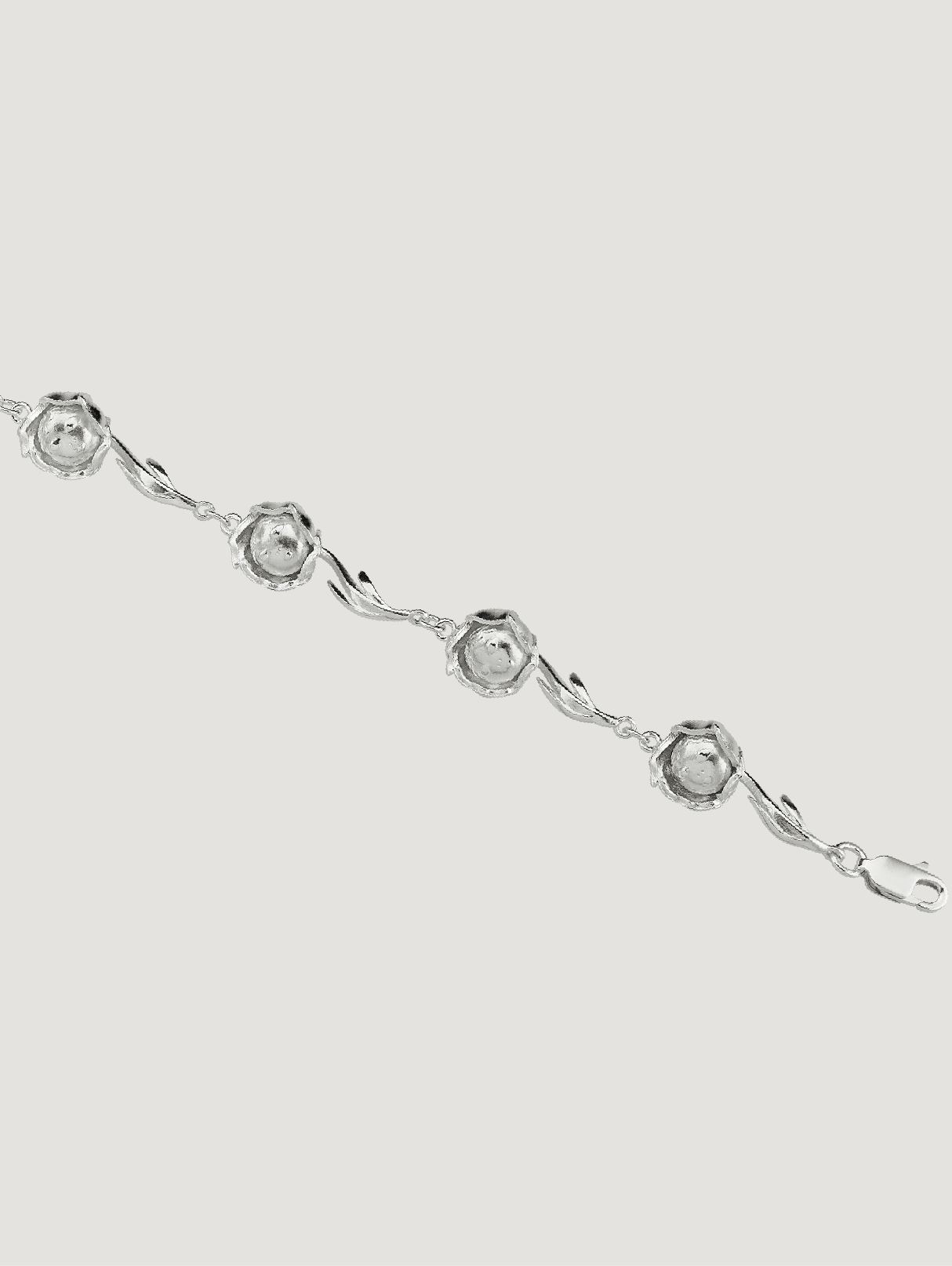 September Rose Chain Bracelet - Silver PRE-ORDER